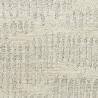 Ck079 Notes NOT01 Ivory Silver Area Rug by Calvin Klein Swatch Image