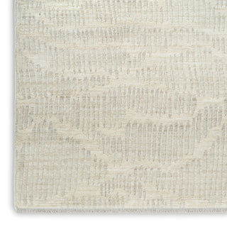 Ck079 Notes NOT01 Ivory Silver Area Rug by Calvin Klein Texture Image
