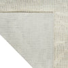 Ck079 Notes NOT01 Ivory Silver Area Rug by Calvin Klein Corner Image