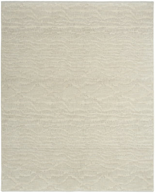 Ck079 Notes NOT01 Ivory Silver Area Rug by Calvin Klein Main Image