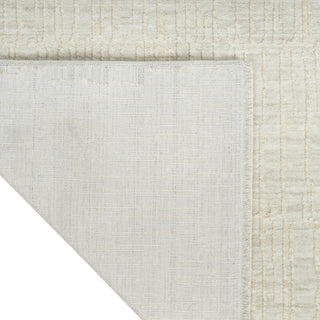 Ck079 Notes NOT02 Silver Ivory Area Rug by Calvin Klein Corner Image