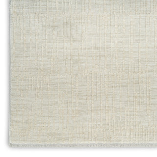 Ck079 Notes NOT02 Silver Ivory Area Rug by Calvin Klein Texture Image