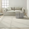 Ck079 Notes NOT02 Silver Ivory Area Rug by Calvin Klein Swatch Image
