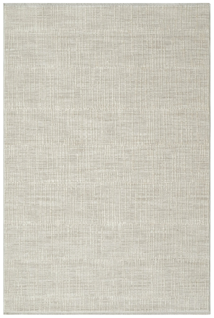 Ck079 Notes NOT02 Silver Ivory Area Rug by Calvin Klein main image