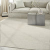 Ck079 Notes NOT02 Silver Ivory Area Rug by Calvin Klein Corner Image