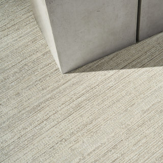 Ck079 Notes NOT03 Ivory Grey Area Rug by Calvin Klein Corner Image