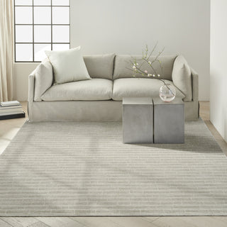 Ck079 Notes NOT04 Ivory Grey Area Rug by Calvin Klein Swatch Image