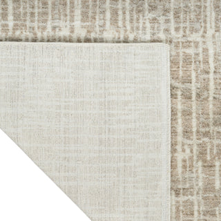 Ck079 Notes NOT05 Ivory Grey Area Rug by Calvin Klein Corner Image