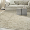 Ck079 Notes NOT05 Ivory Grey Area Rug by Calvin Klein Corner Image