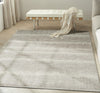 Ck079 Notes NOT06 Ivory Grey Area Rug by Calvin Klein Corner Image