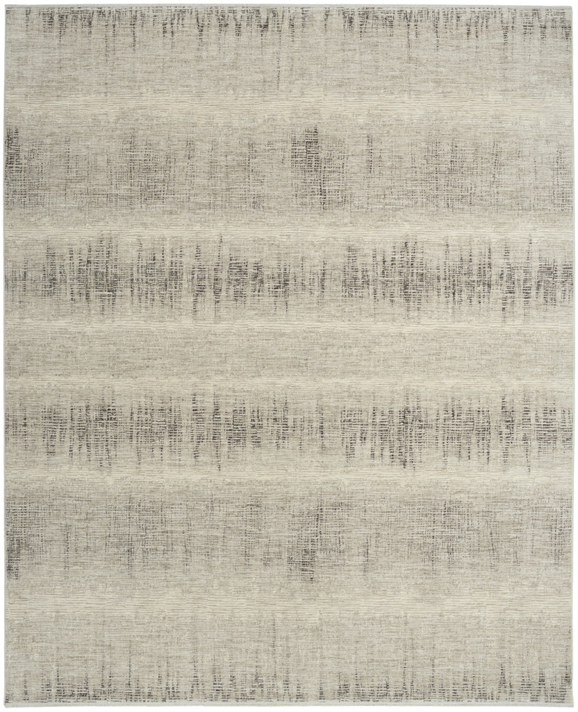 Ck079 Notes NOT06 Ivory Charcoal Area Rug by Calvin Klein main image