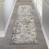 Nourison Royal Terrace KI40 Ivory/Grey Area Rug by Kathy Ireland Room Image Feature