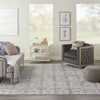 Nourison Royal Terrace KI43 Beige Blue Area Rug by Kathy Ireland Room Image Feature