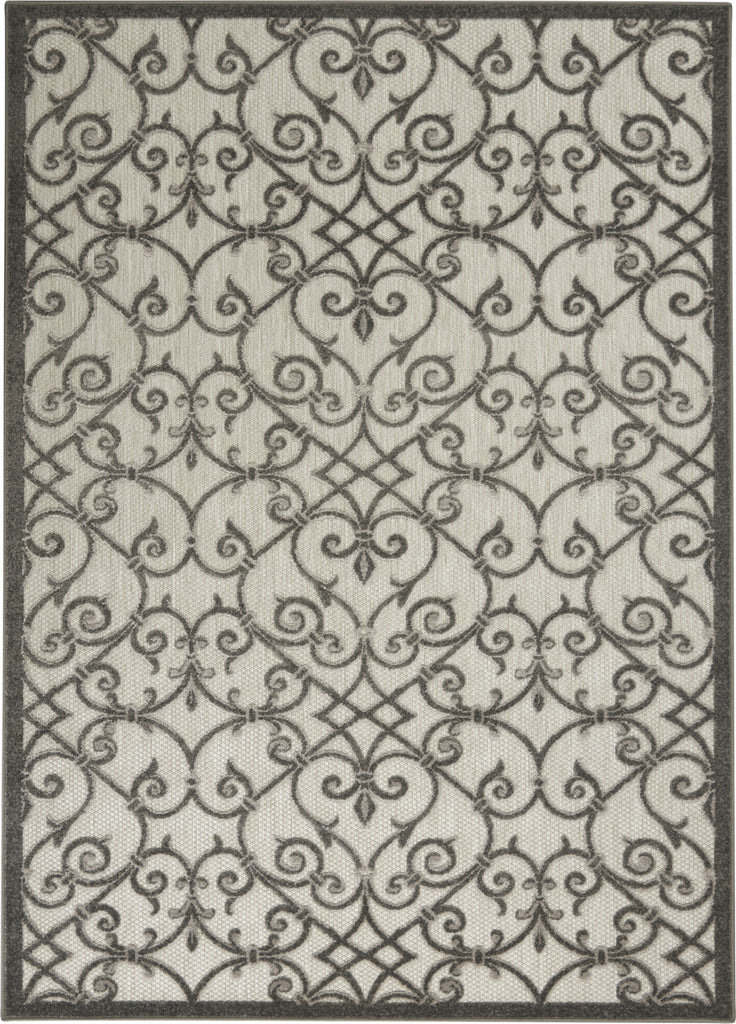 Aloha ALH21 Grey/Charcoal Area Rug by Nourison