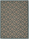 Nourison Aloha ALH03 Blue Area Rug 6' X 8'