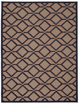 Nourison Aloha ALH03 Navy Area Rug 6' X 8'