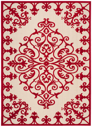 Nourison Aloha ALH12 Red Area Rug 6' X 8'