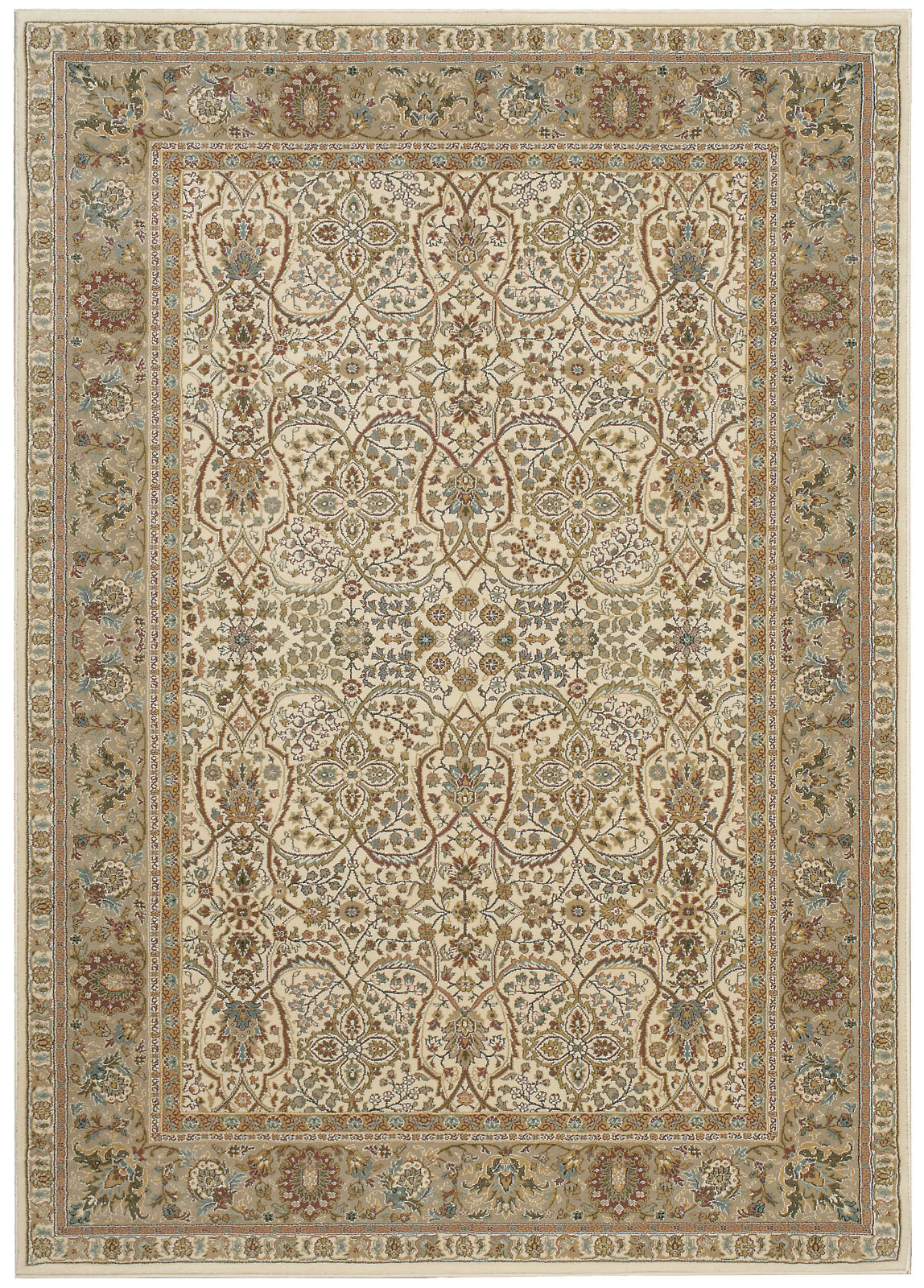 Nourison Antiquities ANT03 American Jewel Ivory Area Rug main image