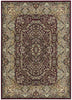 Nourison Antiquities ANT05 Stately Empire Burgundy Area Rug 6' X 8'