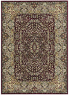 Nourison Antiquities ANT05 Stately Empire Burgundy Area Rug 6' X 8'