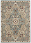 Nourison Antiquities ANT06 Imperial Garden Slate Blue Area Rug 6' X 8'