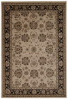 Nourison Ararat ARA03 Ivory Grey Area Rug 6' X 8'