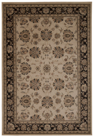 Nourison Ararat ARA03 Ivory Grey Area Rug 6' X 8'