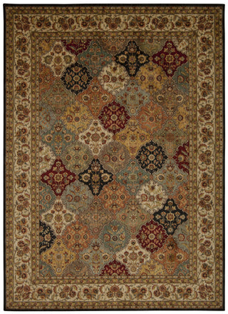 Nourison Ancient Times BAB03 Empress Garden Multicolor Area Rug 8' X 11'