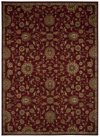 Nourison Ancient Times BAB05 Treasures Red Area Rug 8' X 11'