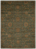 Nourison Ancient Times BAB05 Treasures Teal Area Rug 8' X 11'