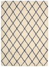 Nourison Brisbane BRI08 Ivory Blue Area Rug 5' X 7'