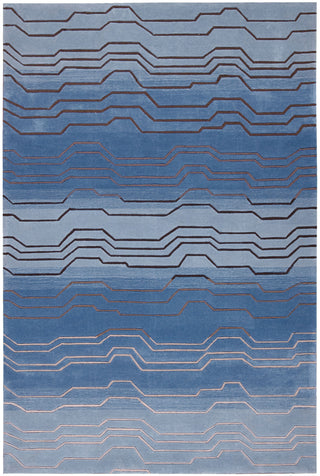 Nourison Contour CON04 Azure Area Rug 5' X 8'