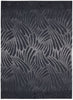 Nourison Contour CON21 Charcoal Area Rug 5' X 8'