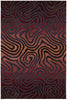 Nourison Contour CON24 Sangria Area Rug 5' X 8'