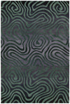 Nourison Contour CON24 Smoke Teal Area Rug 5' X 8'