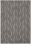 Nourison Contour CON43 Charcoal Area Rug 5' X 8'