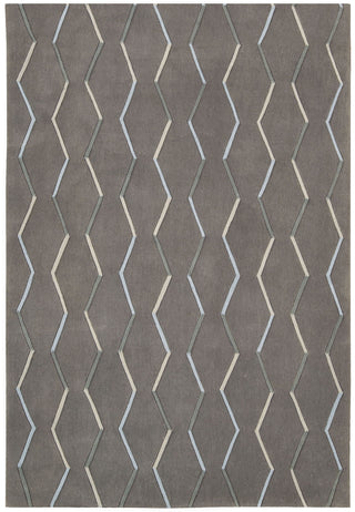 Nourison Contour CON43 Charcoal Area Rug 5' X 8'