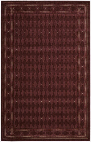 Nourison Cosmopolitan CS94 Burgundy Area Rug 6' X 9'