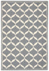 Nourison Decor DER06 Slate White Area Rug 5' X 7'