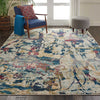 Nourison Fusion FSS10 Cream/Multi Area Rug Main Image