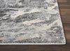 Nourison Fusion FSS10 Grey Area Rug Detail Image