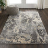 Nourison Fusion FSS10 Grey Area Rug Room Image