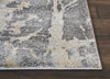 Nourison Fusion FSS10 Grey Area Rug Detail Image