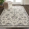 Nourison Fusion FSS15 Cream/Grey Area Rug Room Image