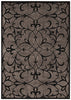 Nourison Graphic Illusions GIL05 Black Area Rug 6' X 8'