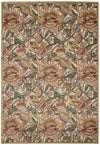 Nourison Graphic Illusions GIL10 Light Gold Area Rug 6' X 8'