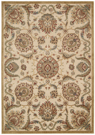 Nourison Graphic Illusions GIL17 Beige Area Rug 6' X 8'