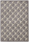 Nourison Graphic Illusions GIL22 Stone Area Rug 6' X 8'