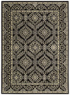 Nourison Graphic Illusions GIL24 Black Area Rug 6' X 8'