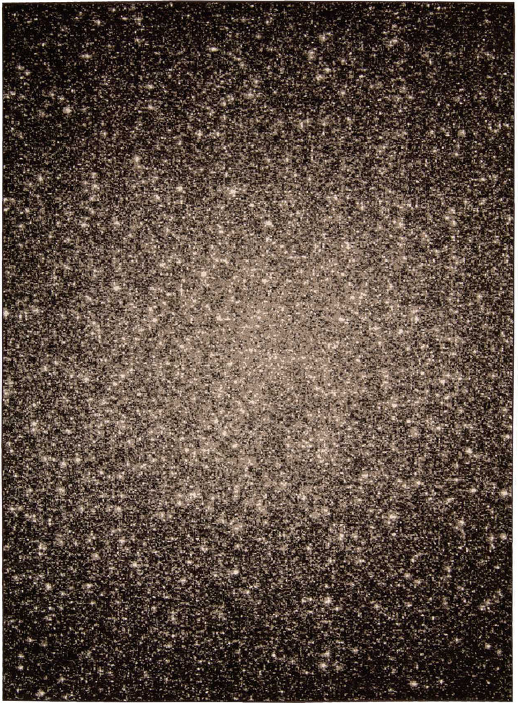 Nourison Glistening Nights MA504 Grey Area Rug by Michael Amini